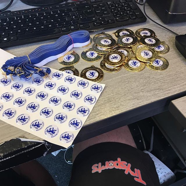 Printed medals ready for end of year awards